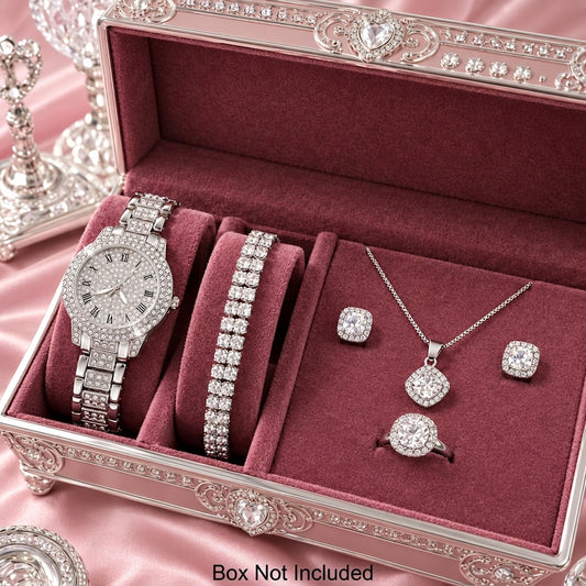 Ensemble Montre Quartz Luxe et Bijoux - CD